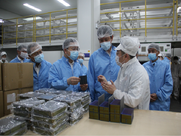 市委書記靳國衛(wèi)、市委副書記、代市長王心宇到我司調(diào)研工作